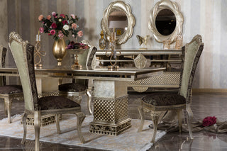 Defne Dark Dining Table