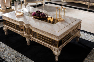Amatis Cream Coffee Table - Ali Guler Furniture