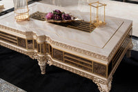 Amatis Cream Coffee Table - Ali Guler Furniture