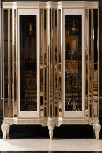 Amatis Cream Vitrine - Ali Guler Furniture