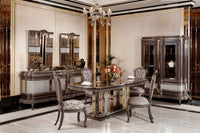 Sirius dining set in room setting - luxury dining room Houston | Ali Guler Furniture
