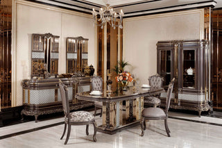 Sirius dining set in room setting - luxury dining room Houston | Ali Guler Furniture