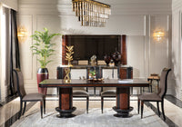 Milano 90" Wood Dining Table alternate view - solid beechwood with premium finish dining table | Ali Guler Furniture