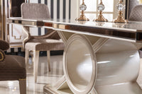 Zeta Dining Table alternate view - solid beechwood with premium finish dining table | Ali Guler Furniture