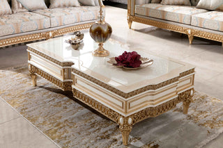 Huma Cream Coffee Table