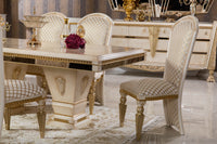 Samdan Dining Table in room setting - luxury furniture Houston | Ali Guler Furniture