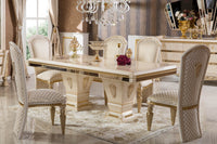 Samdan Dining Table alternate view - solid beechwood with premium finish dining table | Ali Guler Furniture