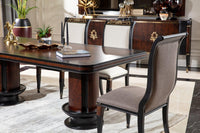 Milano Dining Chair alternate view - beechwood frame with premium fabric dining chair | Ali Guler Furniture
