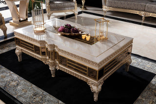 Amatis Cream Coffee Table - Ali Guler Furniture