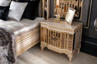 Amatis Cream Nightstand - Ali Guler Furniture