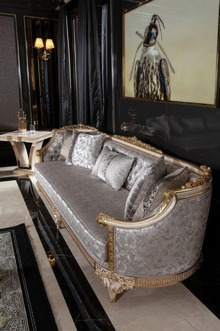 Amatis Cream Sofa - Ali Guler Furniture