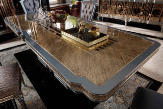 Savoy Dining Table alternate view - solid beechwood with premium finish dining table | Ali Guler Furniture