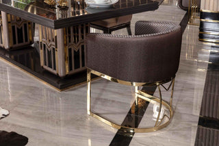 Asteria Dining Metal Chair - Ali Guler Furniture