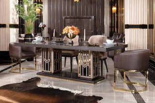 Asteria Dining Metal Chair - Ali Guler Furniture