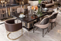 Asteria Dining Metal Chair detail view - premium Turkish craftsmanship | Ali Guler Furniture