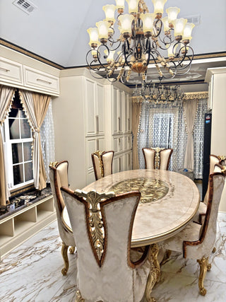 Aybars Dining Chair in a client's home after delivery