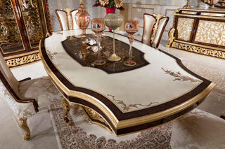 Aybars Dining Table - luxury dining table handcrafted in Türkiye | Ali Guler Furniture