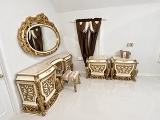 Aybars Dresser in a client's home after delivery