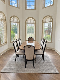 Ayman Dining Set in a client's home after delivery