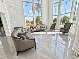 Ayman Sofa in a client's home after delivery