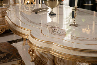 Capella Dining Table alternate view - solid beechwood with premium finish dining table | Ali Guler Furniture