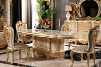 Capella Dining Table in room setting - luxury furniture Houston | Ali Guler Furniture