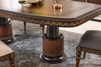 Colpan Dining Table alternate view - solid beechwood with premium finish dining table | Ali Guler Furniture