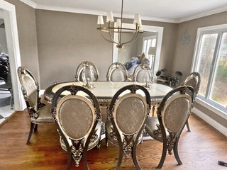 Gloria Dining Table in a client's home after delivery