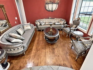 Gloria Living Set in a client's home after delivery