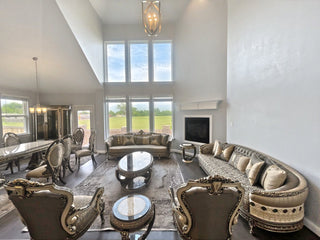 Gloria Living Set in a client's home after delivery