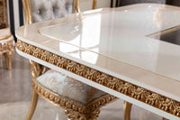 Huma Cream Dining Set | Ali Guler Furniture