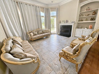 Huma Cream Living Set in a client's home after delivery