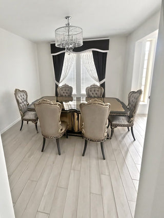 Real client home — Huma Dining Set