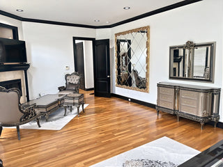 Huma Dresser Armchair in a client's home after delivery