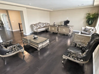 Huma Office Desk in a client's home after delivery