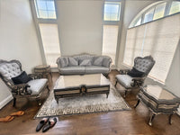 Huma Sofa in a client's home after delivery