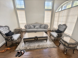 Huma Sofa in a client's home after delivery