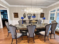 Karina Dining Set in a client's home after delivery