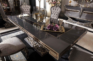 Karina Dining Table alternate view - solid beechwood with premium finish dining table | Ali Guler Furniture