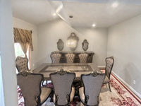 Real client home — Karina Dining Table
