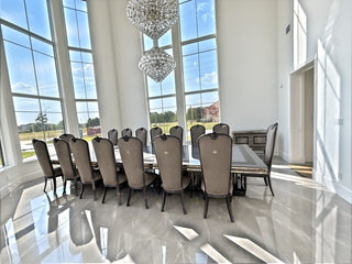 Karina Dining Table in a client's home after delivery