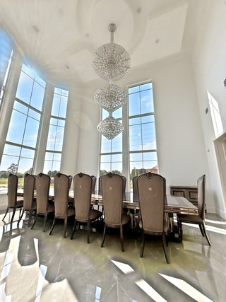 Real client home — Karina table with Ayman dining chairs, custom order