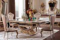 Karina Wow Dining Chair alternate view - beechwood frame with premium fabric dining chair | Ali Guler Furniture