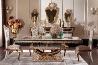Karina Wow Dining Table in room setting - luxury furniture Houston | Ali Guler Furniture