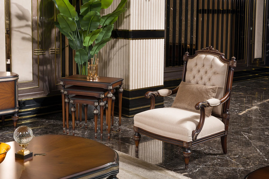 Kensington armchair in a living room