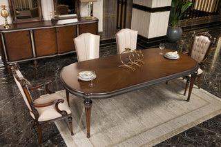 Kensington Dining Set — Table + Chairs by Ali Guler Furniture — view 4