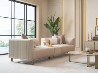 Lucca cream boucle sofa