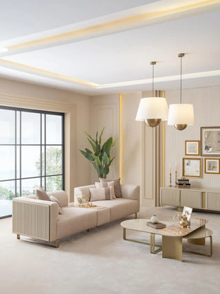 Lucca luxury contemporary living room set