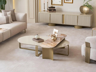 Lucca two-piece nesting cocktail table