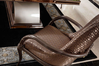 Mimosa Dining Chair alternate view - beechwood frame with premium fabric dining chair | Ali Guler Furniture